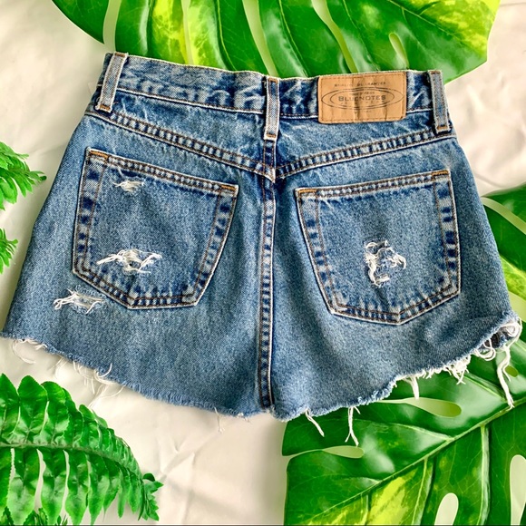 Bluenotes Pants - Vintage Bluenotes Denim Shorts